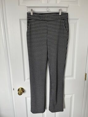 C by one Black and White Houndstooth Stretch Pants